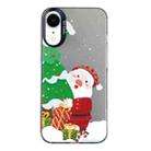 For iPhone XR Christmas Series PC Full Coverage Pattern Phone Case(CK034 Black) - 1