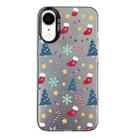 For iPhone XR Christmas Series PC Full Coverage Pattern Phone Case(CK036 Black) - 1