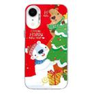 For iPhone XR Christmas Series PC Full Coverage Pattern Phone Case(CW033 White) - 1