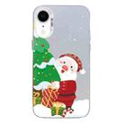 For iPhone XR Christmas Series PC Full Coverage Pattern Phone Case(CW034 White) - 1