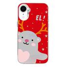 For iPhone XR Christmas Series PC Full Coverage Pattern Phone Case(CW035 White) - 1