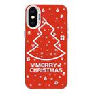 For iPhone XS Max Christmas Series PC Full Coverage Pattern Phone Case(CW046 White) - 1