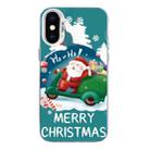 For iPhone XS Max Christmas Series PC Full Coverage Pattern Phone Case(CW047 White) - 1