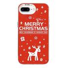 For iPhone 7 Plus / 8 Plus Christmas Series PC Full Coverage Pattern Phone Case(CW045 White) - 1