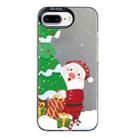 For iPhone 7 Plus / 8 Plus Christmas Series PC Full Coverage Pattern Phone Case(CK034 Black) - 1