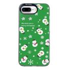 For iPhone 7 Plus / 8 Plus Christmas Series PC Full Coverage Pattern Phone Case(CK038 Black) - 1