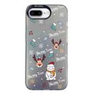 For iPhone 7 Plus / 8 Plus Christmas Series PC Full Coverage Pattern Phone Case(CK041 Black) - 1