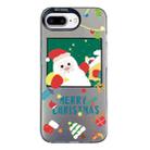 For iPhone 7 Plus / 8 Plus Christmas Series PC Full Coverage Pattern Phone Case(CK044 Black) - 1