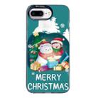 For iPhone 7 Plus / 8 Plus Christmas Series PC Full Coverage Pattern Phone Case(CK048 Black) - 1