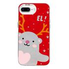 For iPhone 7 Plus / 8 Plus Christmas Series PC Full Coverage Pattern Phone Case(CW035 White) - 1