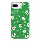 For iPhone 7 Plus / 8 Plus Christmas Series PC Full Coverage Pattern Phone Case(CW038 White) - 1