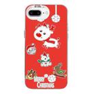 For iPhone 7 Plus / 8 Plus Christmas Series PC Full Coverage Pattern Phone Case(CW039 White) - 1