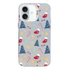 For iPhone 16 Plus Christmas Series PC Full Coverage Pattern Phone Case(CW036 White) - 1