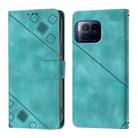 For T-Mobile REVVL 7 Pro 5G Skin-feel Embossed Leather Phone Case(Green) - 3