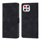 For T-Mobile REVVL 7 5G Skin-feel Embossed Leather Phone Case(Black) - 3