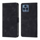 For T-Mobile REVVL 6 / 6x 5G Skin-feel Embossed Leather Phone Case(Black) - 3