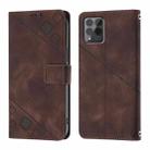 For T-Mobile REVVL 6 Pro / 6x Pro 5G Skin-feel Embossed Leather Phone Case(Brown) - 3