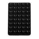 Mobile Phone Silicone 40 Double Side Suction Cup Back Stickers(Black) - 1