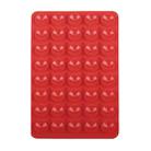 Mobile Phone Silicone 40 Double Side Suction Cup Back Stickers(Red) - 1