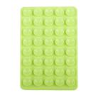 Mobile Phone Silicone 40 Double Side Suction Cup Back Stickers(Green) - 1