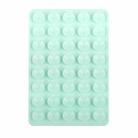 Mobile Phone Silicone 40 Double Side Suction Cup Back Stickers(Teal Green) - 1