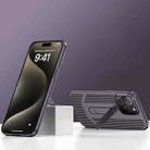 For iPhone 13 Pro Max Extraordinary Cooling Holder Phone Case(Dark Purple) - 1