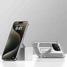 For iPhone 13 Extraordinary Cooling Holder Phone Case(Silver White) - 1