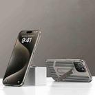 For iPhone 14 Extraordinary Cooling Holder Phone Case(Titanium) - 1