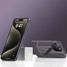 For iPhone 16 Pro Max Extraordinary Cooling Holder Phone Case(Dark Purple) - 1