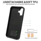 For iPhone 16 Plus Skin Feel Card Bag Phone Case with Ring Buckle(Black) - 3