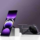 For OPPO Find X7 Extraordinary Cooling Holder Phone Case(Dark Purple) - 1