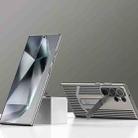 For Samsung Galaxy S23 Ultra 5G Extraordinary Cooling Holder Phone Case(Titanium) - 1