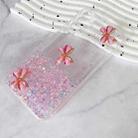 For Samsung Galaxy S24 5G Luminous Starry Sky Glitter Butterfly TPU Phone Case(Pink) - 2