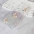 For Samsung Galaxy S24 5G Luminous Starry Sky Glitter Butterfly TPU Phone Case(White) - 2