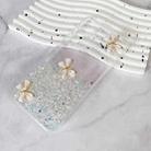For Samsung Galaxy S23 FE 5G Luminous Starry Sky Glitter Butterfly TPU Phone Case(White) - 2