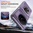 For TCL 50 XL 5G TPU Hybrid PC Shockproof Card Phone Case with Metal Ring Holder(Purple) - 3