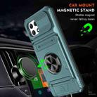 For T-Mobile REVVL 7 TPU Hybrid PC Shockproof Card Phone Case with Metal Ring Holder(Green) - 2