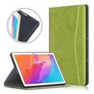 For Huawei Enjoy Tablet 2 10.1 inch / Honor Pad 6 10.1 inch Marble Cloth Texture Horizontal Flip Leather Case with Holder(Green) - 1