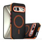 For Google Pixel 9 Pro XL Dual-Color Skin Feel Magsafe Magnetic Phone Case(Orange) - 1