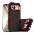 For Google Pixel 9 Pro XL Dual-Color Skin Feel Magsafe Magnetic Phone Case(Red) - 1