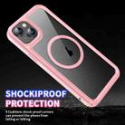 For iPhone 15 Plus Forerunner Shockproof Acrylic Hybrid TPU Magsafe Phone Case(Pink) - 2