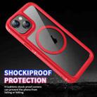 For iPhone 15 Forerunner Shockproof Acrylic Hybrid TPU Magsafe Phone Case(Pink) - 2