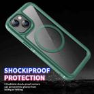 For iPhone 14 Forerunner Shockproof Acrylic Hybrid TPU Magsafe Phone Case(Black) - 2