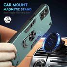 For Samsung Galaxy A06 Shockproof Metal Ring Holder Phone Case(Green) - 2