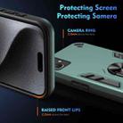 For Samsung Galaxy A06 Shockproof Metal Ring Holder Phone Case(Green) - 3