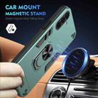 For Samsung Galaxy A36 Shockproof Metal Ring Holder Phone Case(Green) - 2