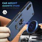 For Samsung Galaxy A07 4G Shockproof Metal Ring Holder Phone Case(Blue) - 2