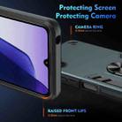 For Samsung Galaxy A07 4G Shockproof Metal Ring Holder Phone Case(Green) - 3