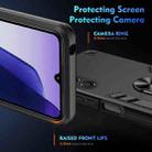 For Samsung Galaxy A17 5G Shockproof Metal Ring Holder Phone Case(Black) - 3