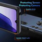 For Samsung Galaxy A17 5G Shockproof Metal Ring Holder Phone Case(Blue) - 3